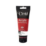 رنگ اکریلیک وستا 75ml/کد deep red 12