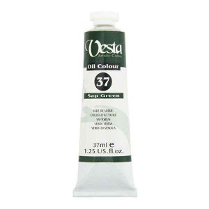 37وستا رنگ روغن وستا 37ml/کد37/Sap Green - تصویر 1