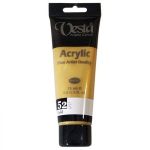 رنگ اکریلیک وستا 75ml/کد52/Gold