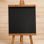 تخته سیاه پایه دار سایز40*40 | بوم دیزاین